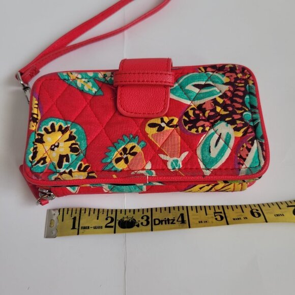 Vera Bradley Wallet Women's Rumba Pink Wristlet Small Pocket Book - Picture 7 of 7
